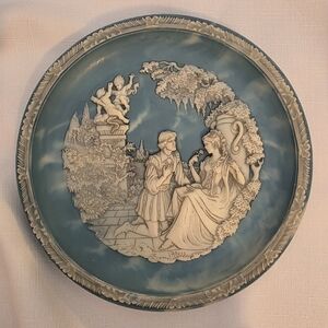 Vintage 1987 Incolay Decorative Collector's Plate By Roger Akers.